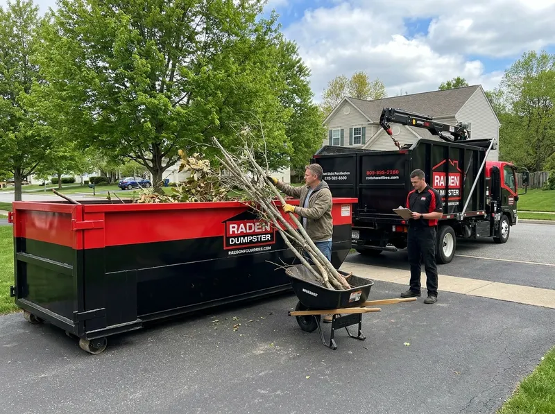 Yard Waste & Storm Debris Dumpster Rental in Charlotte, NC